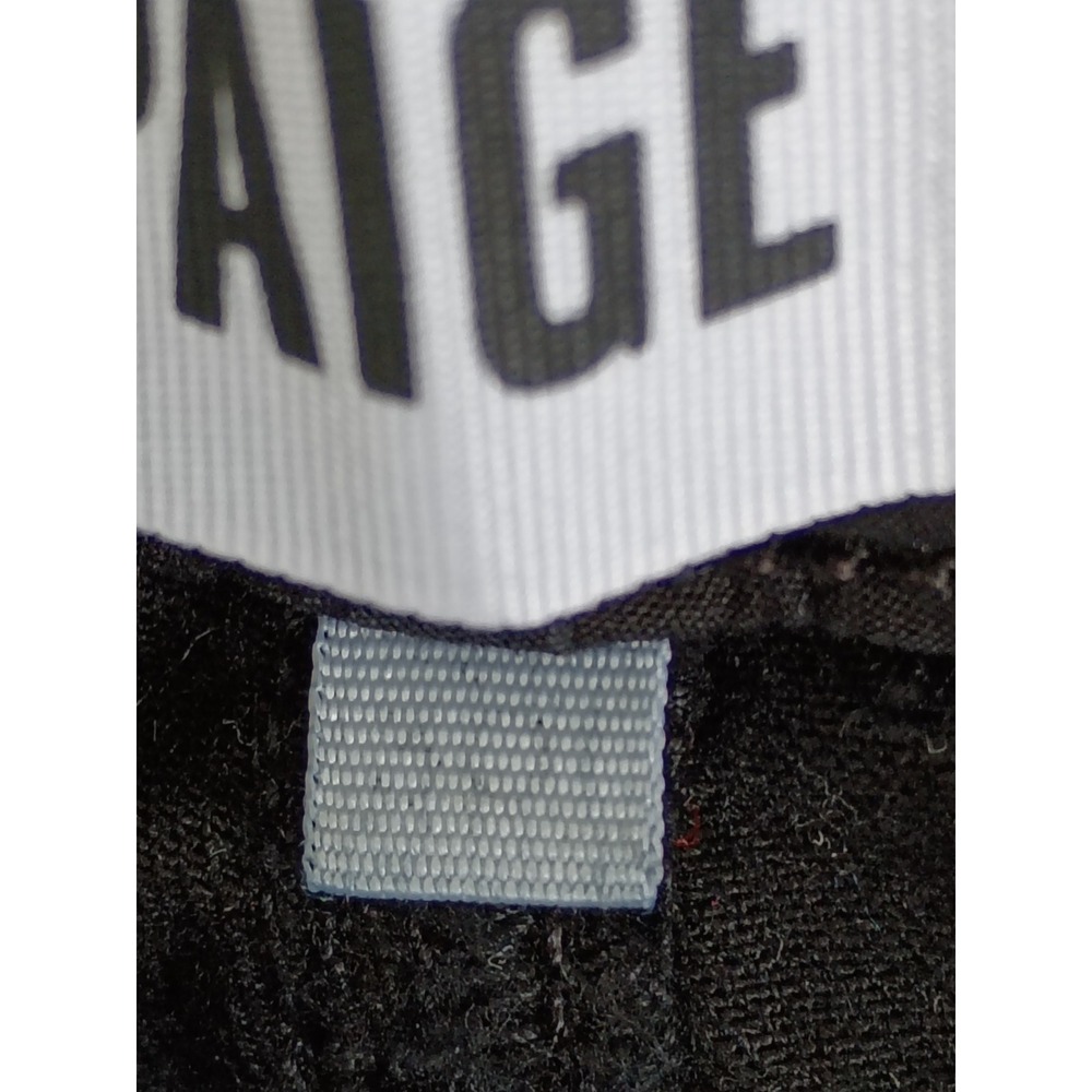 NWT PAIGE Skyline Skinny Jeans 30x31 Black Ink Transcend Denim USA $229 - Picture 15 of 16